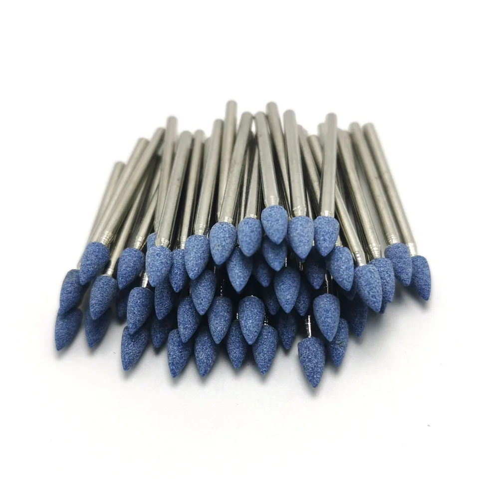 HYTOOS 50Pcs Corundum Nail Drill Bit 3/32\