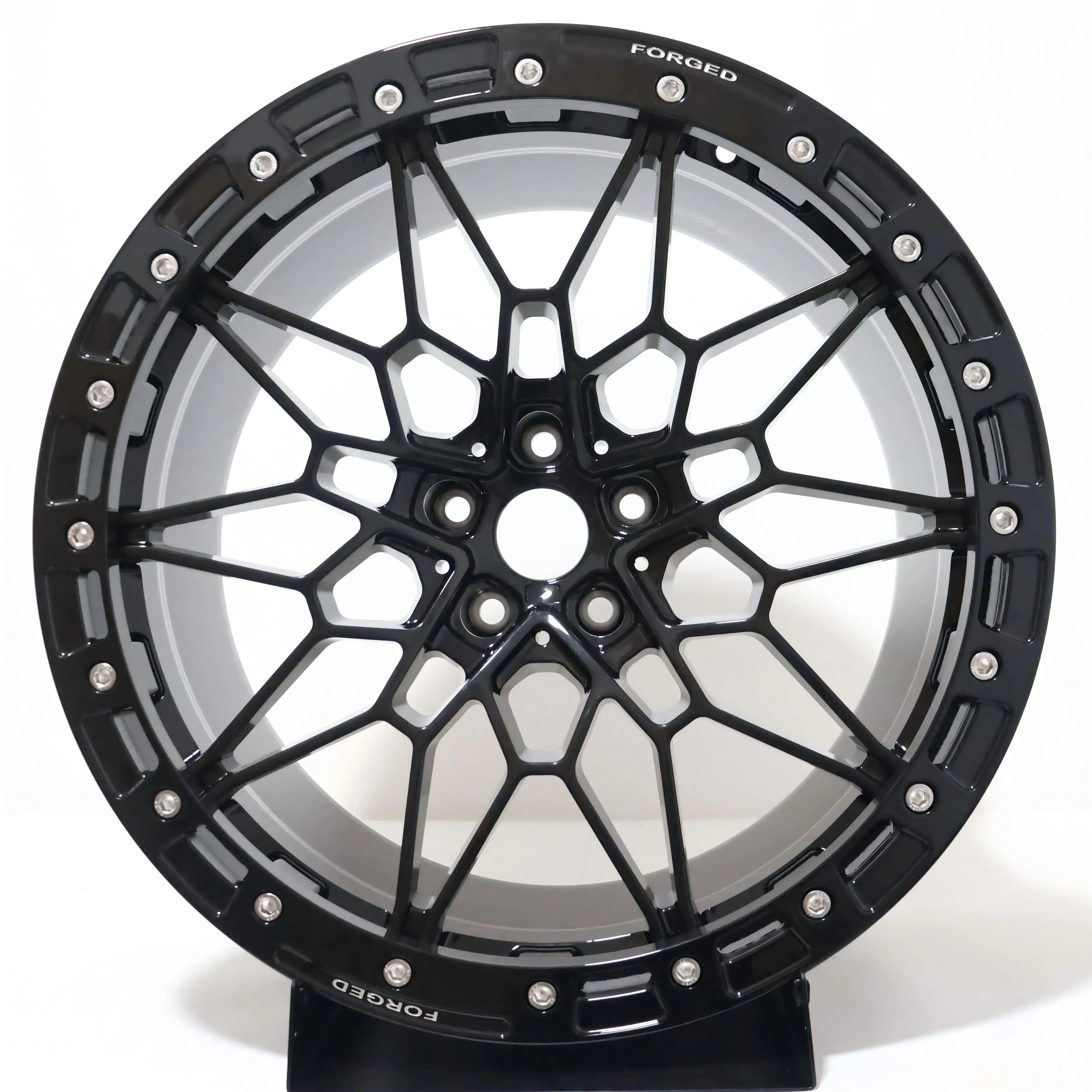 Wheel Custom Forged Wheels For 826M Design Gloss Black Bead Lock Wheels Rims 18 19 20 21 Inch 5*112 66.6 120 320 330 325 GLC
