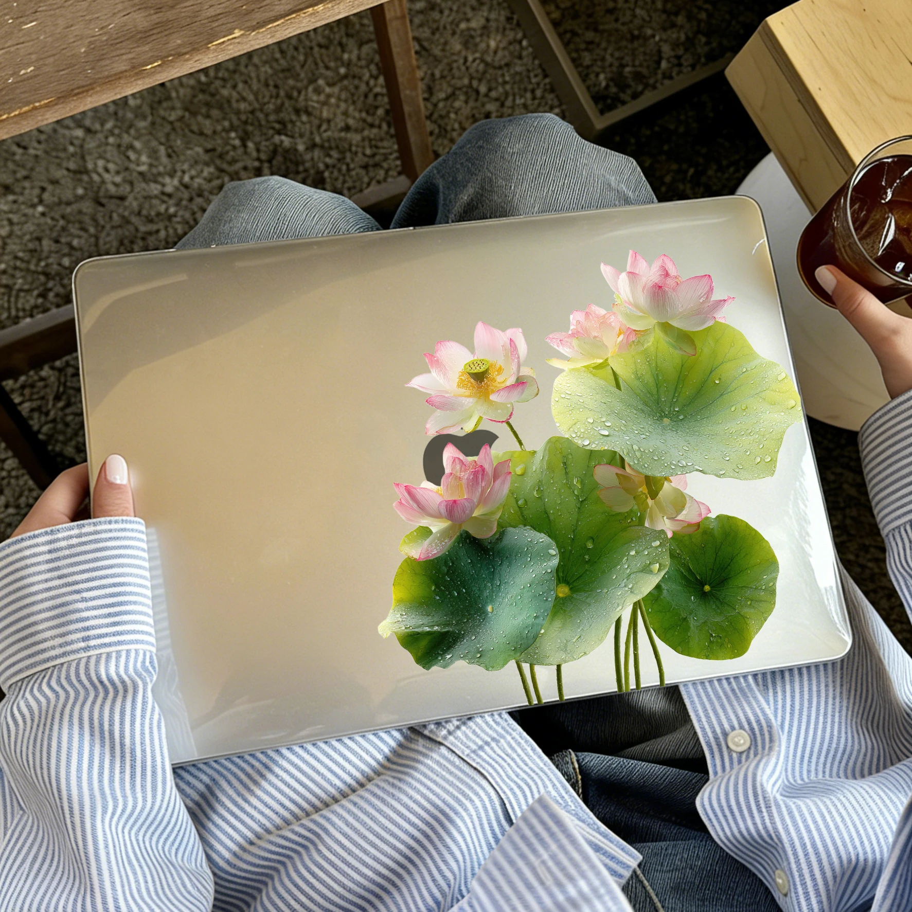 2026 M5 Laptop Case For MacBook Pro Air 13 15.3 13.6 Case M2 M3 M4 Funda For Macbook Pro 13 14.2 16.2 16 Cover Lotus