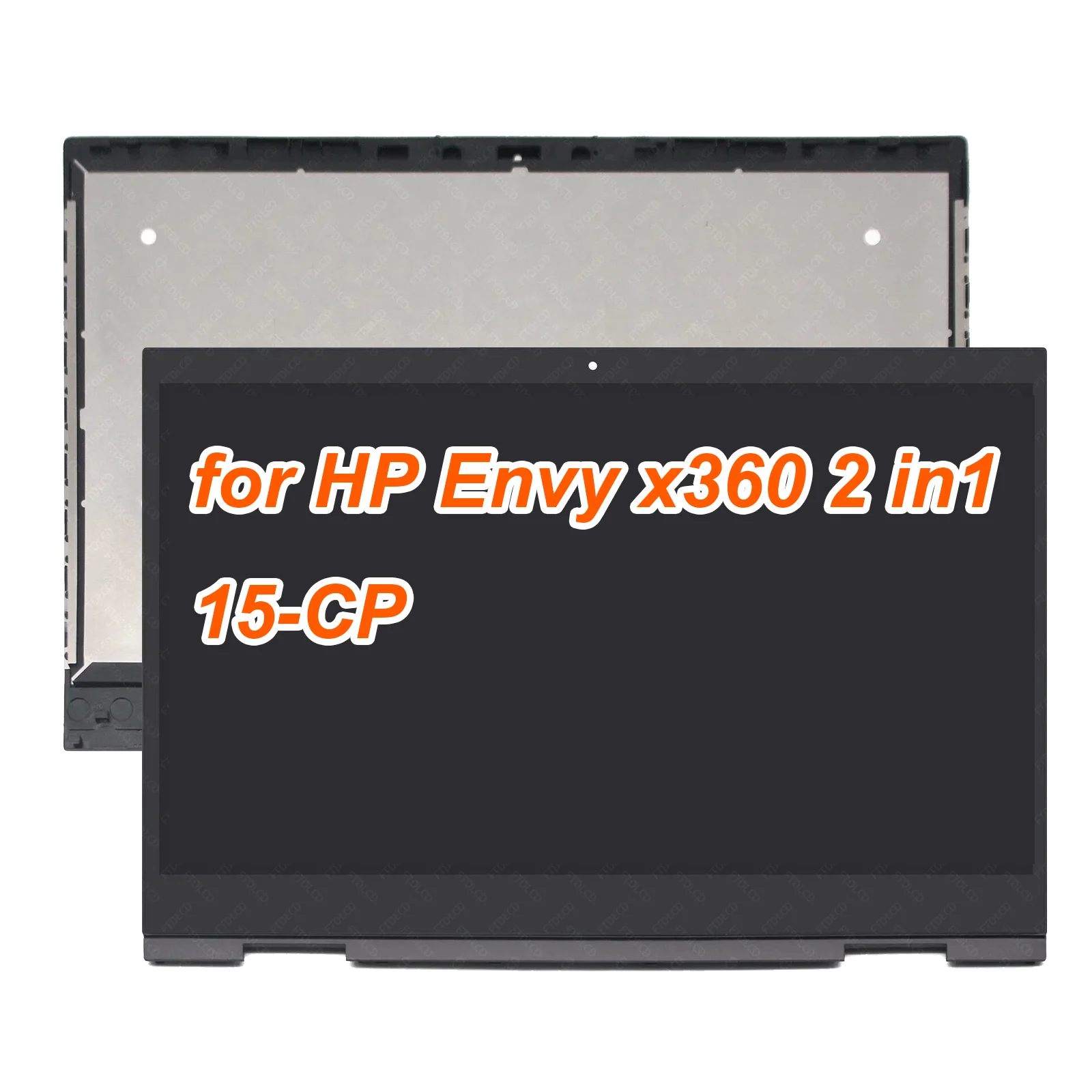 

L23792-001 for HP Envy x360 2 in1 15-CP 15.6 in FHD LCD Display Touch Screen Panel Assembly with Bezel 30 Pins 1920 x 1080
