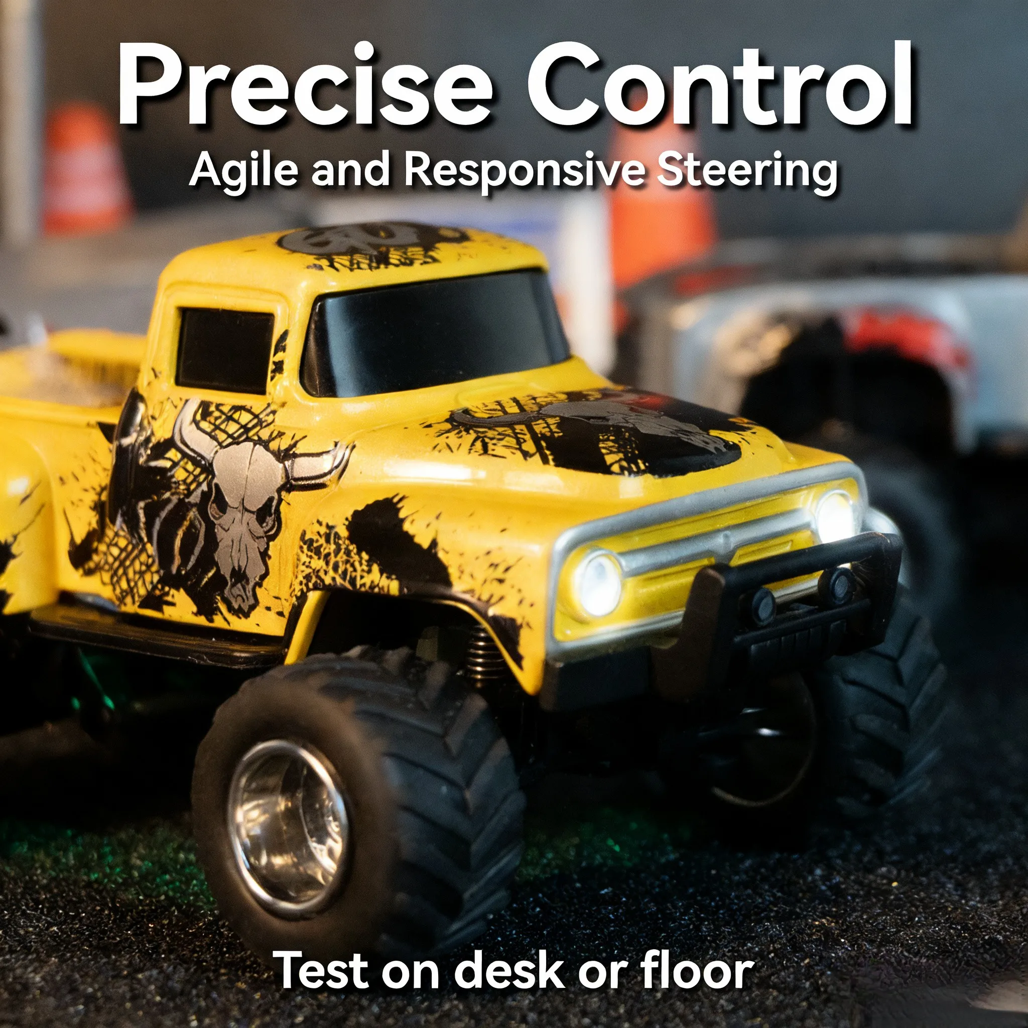 ミニリモコンカー コールドスプレー塗装 絵柄 男の子のおもちゃ