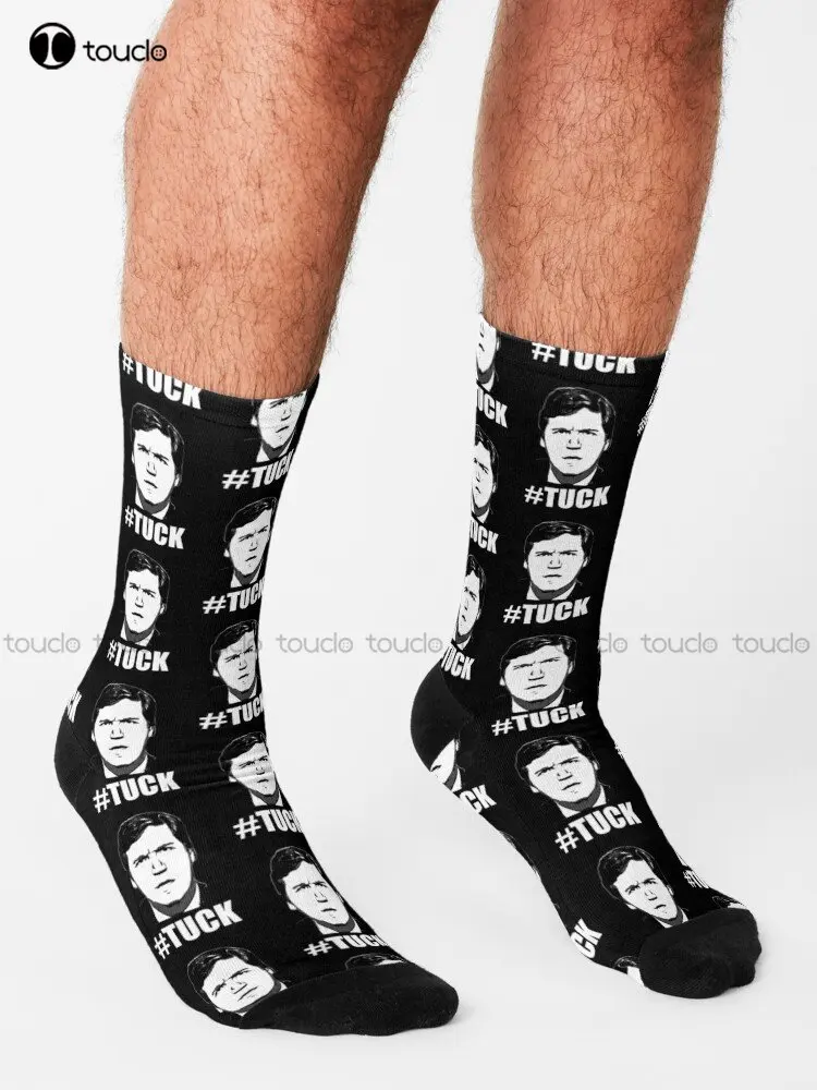 Tucker Carlson Socks Women'S Socks 360° Digital Print Personalized Custom Unisex Adult Teen Youth Socks Custom Gift Streetwear