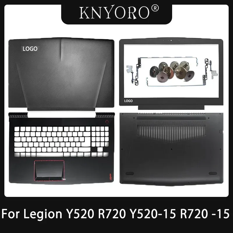 

New For Lenovo Legion Y520-15 Y520-15IKB R720-15 R720-15IKB Laptop LCD Back Cover Screen Front Bezel LCD Hinges Bottom Base Case