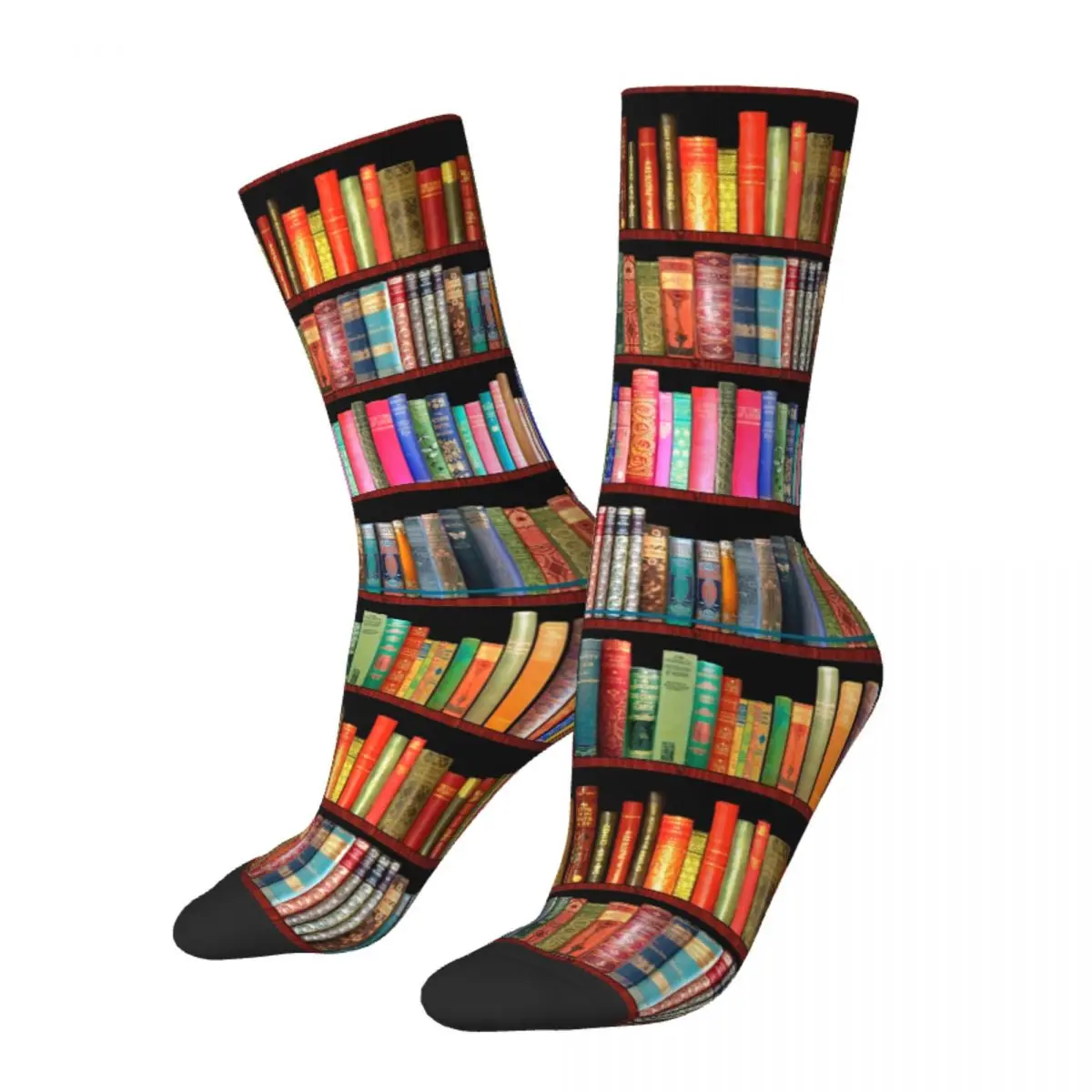 

New Men's Socks Hip Hop Jane Austen Antique Books Sock British Antique Books Skateboard Women Sock Spring Summer Autumn Winter