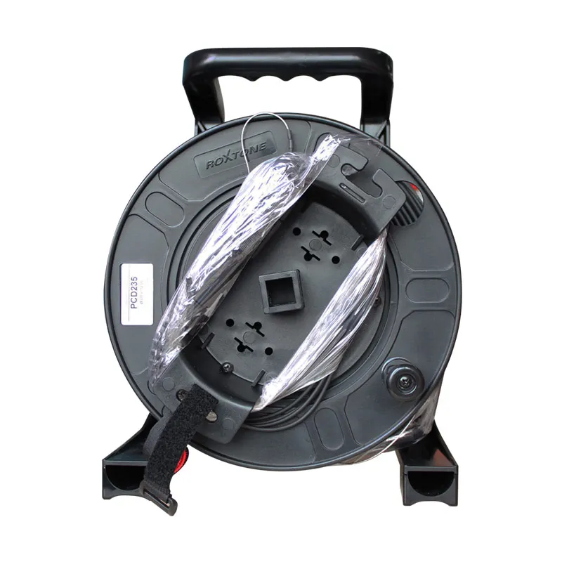 4 Core Single Mode Fibra Óptica Patch Cord Cable 100M Gigabit LC Port Com Carretel Outdoor Waterproof para Led Display Project