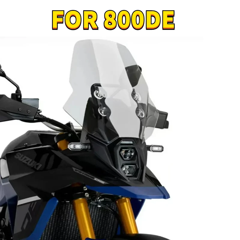 

For SUZUKI V-STROM 800DE DL800DE Motorcycle Windshield Heightened Sports Front Windshield Acrylic Deflector 800DE Accessories