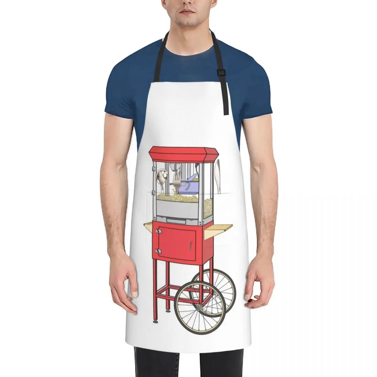 Popcorn machine cart Apron For Home Accessories kitchen gadgets household woman Apron