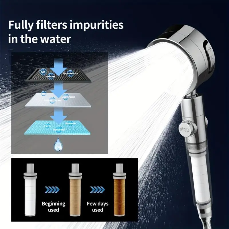 Xiaomi Home Bathroom Fixtures Booster Shower Head Filter Defluoride Skin Beauty Shower Universal Interface Bathroom Accessories