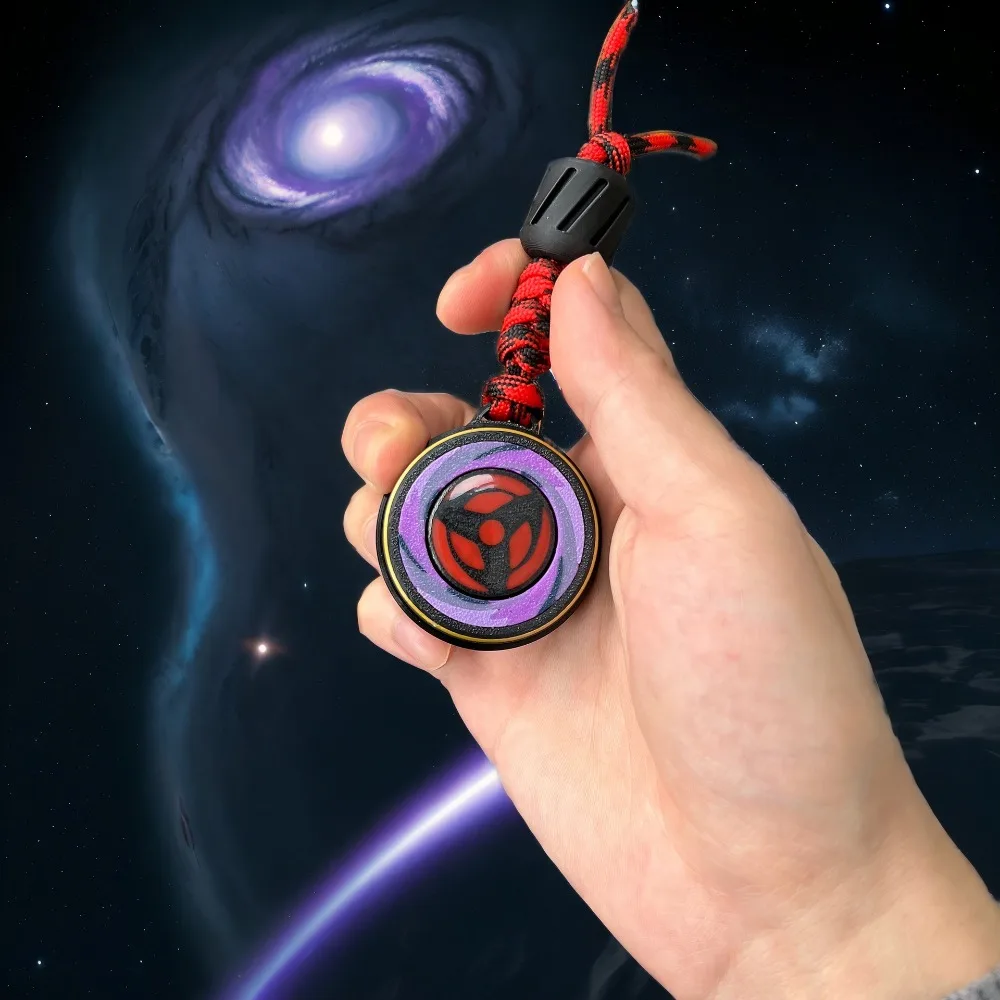 Sharingan – pièce de monnaie magnétique, curseur mécanique, plaque de poussée, Mini Fidget EDC, soulagement du Stress, jouet sensoriel, Anti-anxiété