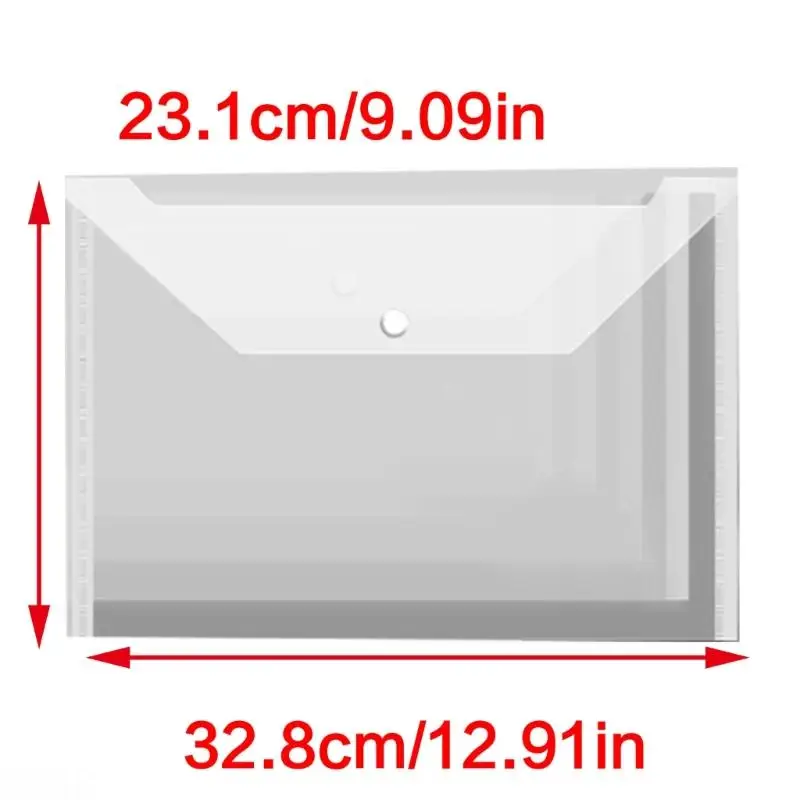 D08B File Storage Bag Durability Closure Water Resistant Document Wallet Holders