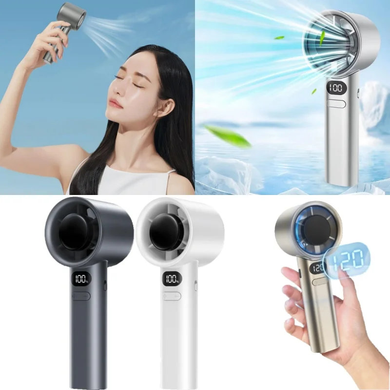 

Миниатюрный портативный вентилятор с воздушным охлаждением, встроенным аккумулятором, питанием от USB, для дома, офиса, общежития, спальни, перезаряжаемый, компактный.