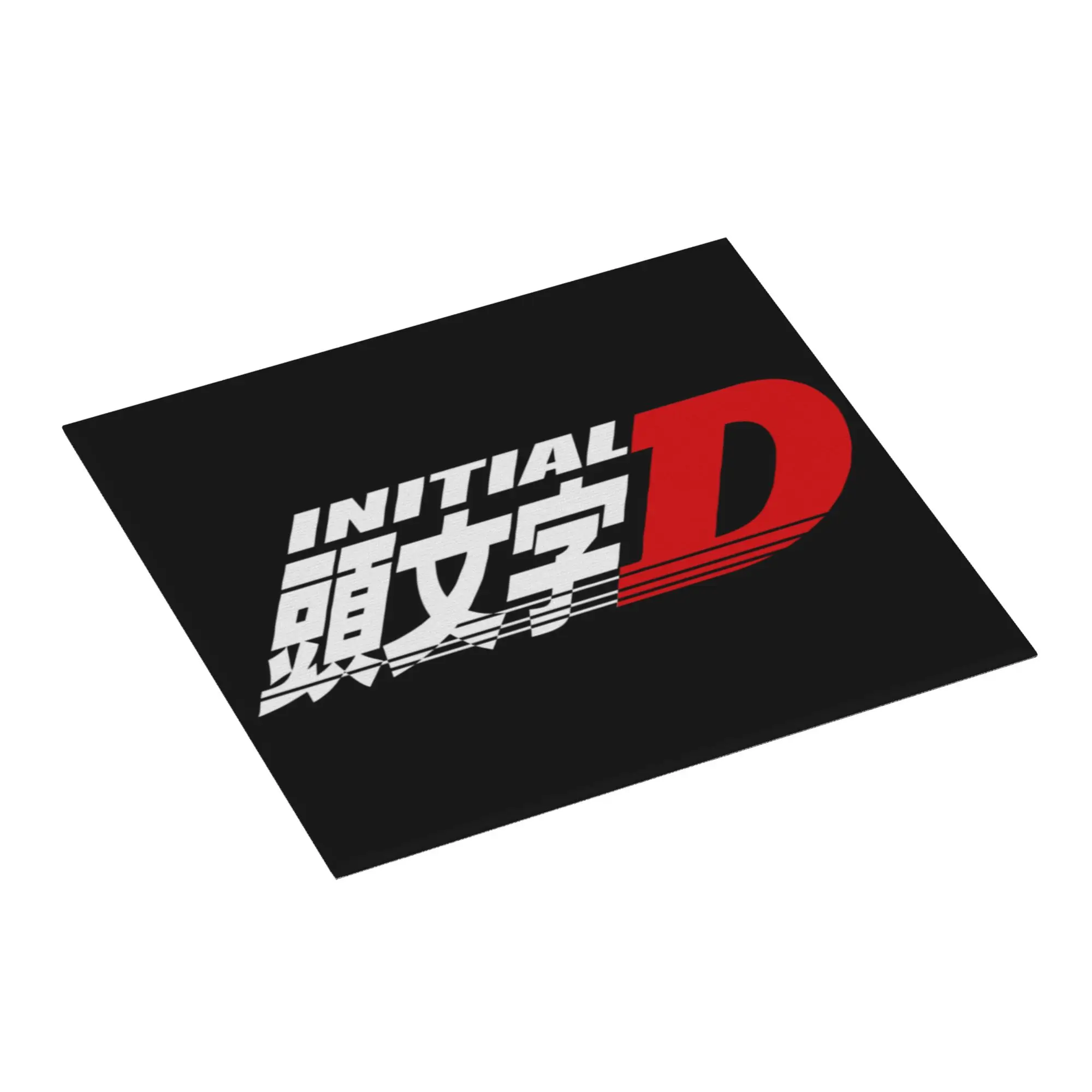 Anime Initial D Logo Non Slip Kitchen Counter Protector Mat Barware Tableware Reusable  Bathroom Drying Mat For Kitchen