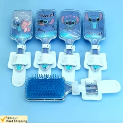 Disney Stitch Air Comb Simpatico cartone animato Comodo massaggio alla testa per la casa Capelli ricci Cuscino d'aria Pettine Regali per ragazze