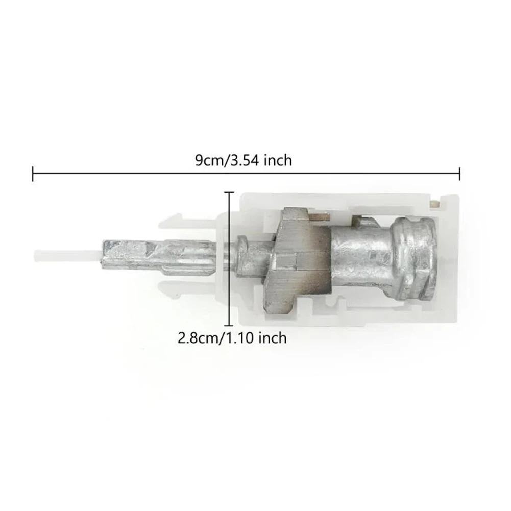 Car Repair Vehicle Replacement White Actuator Pin Starter Lock Part Aluminum Alloy Easy Installation Vehicle Specific Fit
