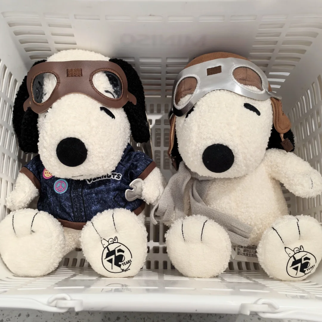 

Подлинная PEANUTS 75-летия Snoopy совместная серия пилотов, платье для сидения, кавайная декоративная кукла, подарок на день рождения для девочек