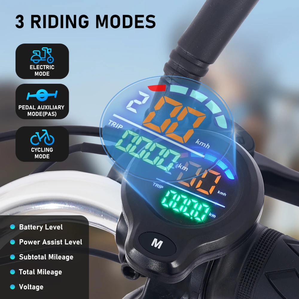 دراجة ثلاثية العجلات كهربائية قابلة للطي للبالغين بقدرة 350 وات/500 وات، بطارية قابلة للإزالة بقدرة 480 وات في الساعة بتصميم بمقعدين مع سلة كبيرة للركوب على الألعاب