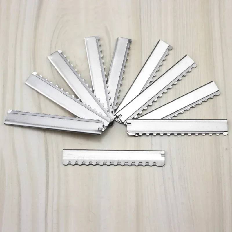 10pcs Safety Hair Knife Razor Blades Barber Stainless Steel Hairdressing Trimmer Thinning Cutting Blade Salon Shaving Blade