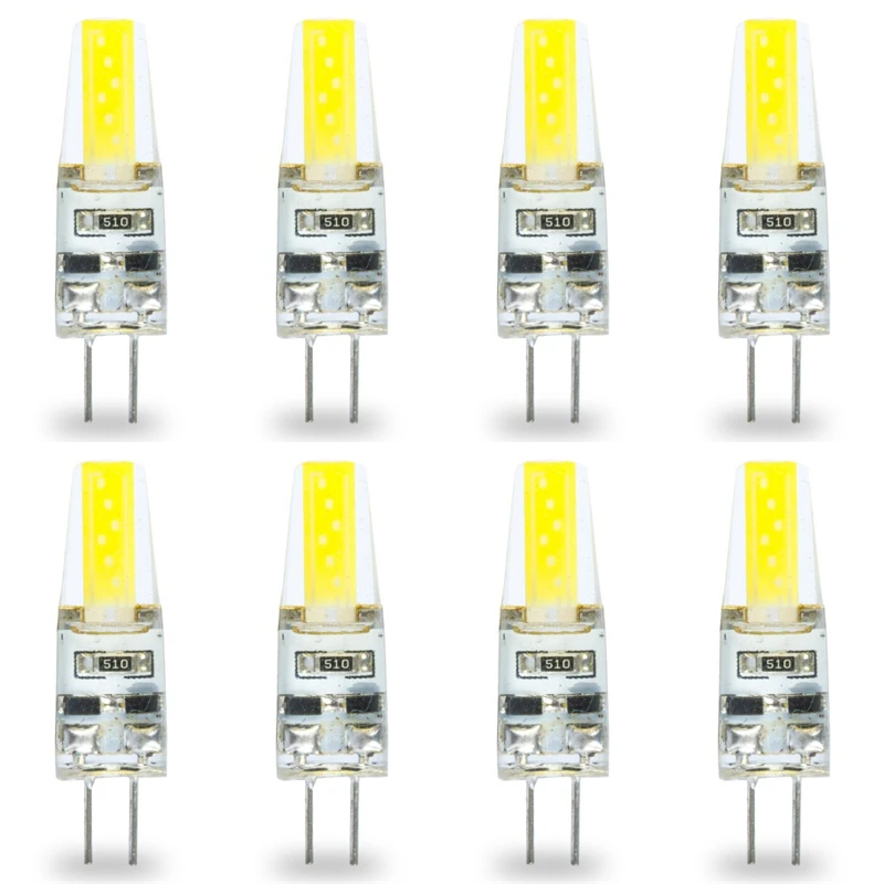 10pcs 6W G4 12V LED Bulb No Flicker Led bulb G4 220V Light Bulbs 360 Beam Angle Lampada Ampul Replace 15W 20W 30W Halogen Lamp