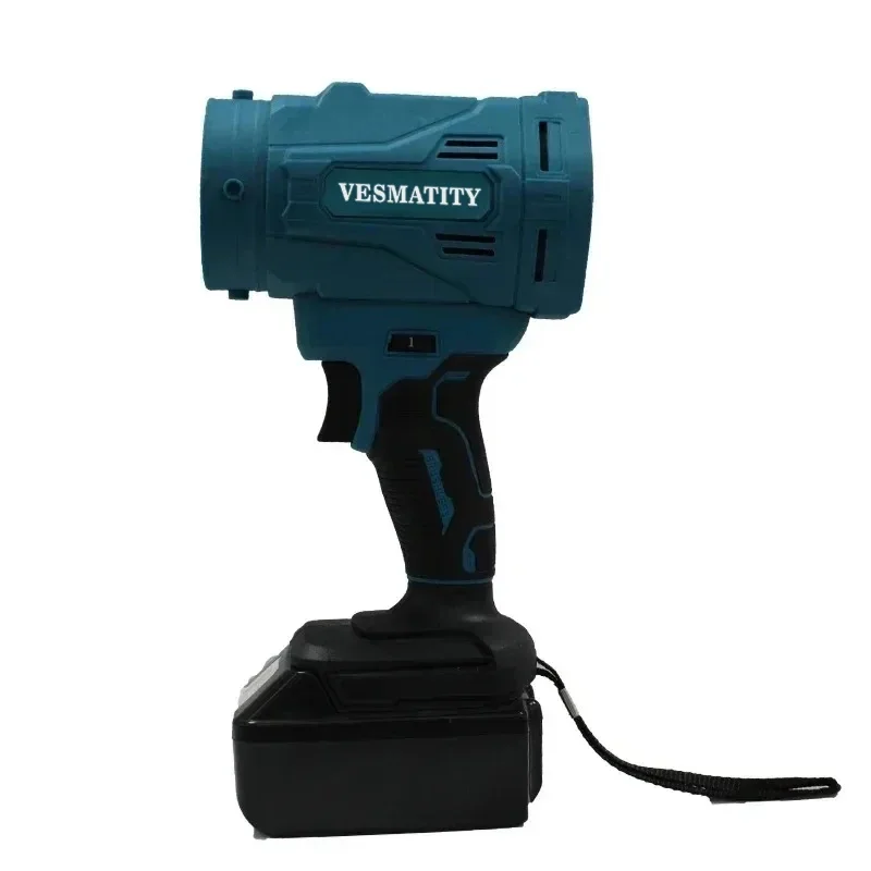 VESMATITY Brushless Turbo Fan Leaf Blower Wireless Handheld Dusting Tool 30000RPM 20V for Sweeping Leaves And Dust