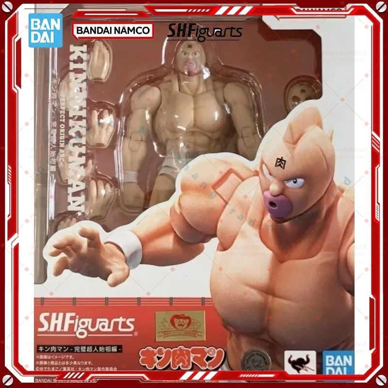 

Original box Bandai SHF In shock KINNIKUMAN PERFECT ORIGIN ARC Figure Finished Model kit Anime full Action Toy Gift for kid set