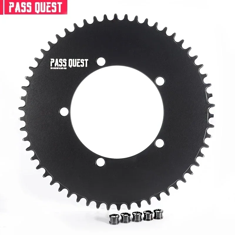 PASS QUEST-Cadena de bicicleta de carretera cerrada, Piñón 130BCD para manivelas APEX 3550, 42-58T, accesorios para bicicleta