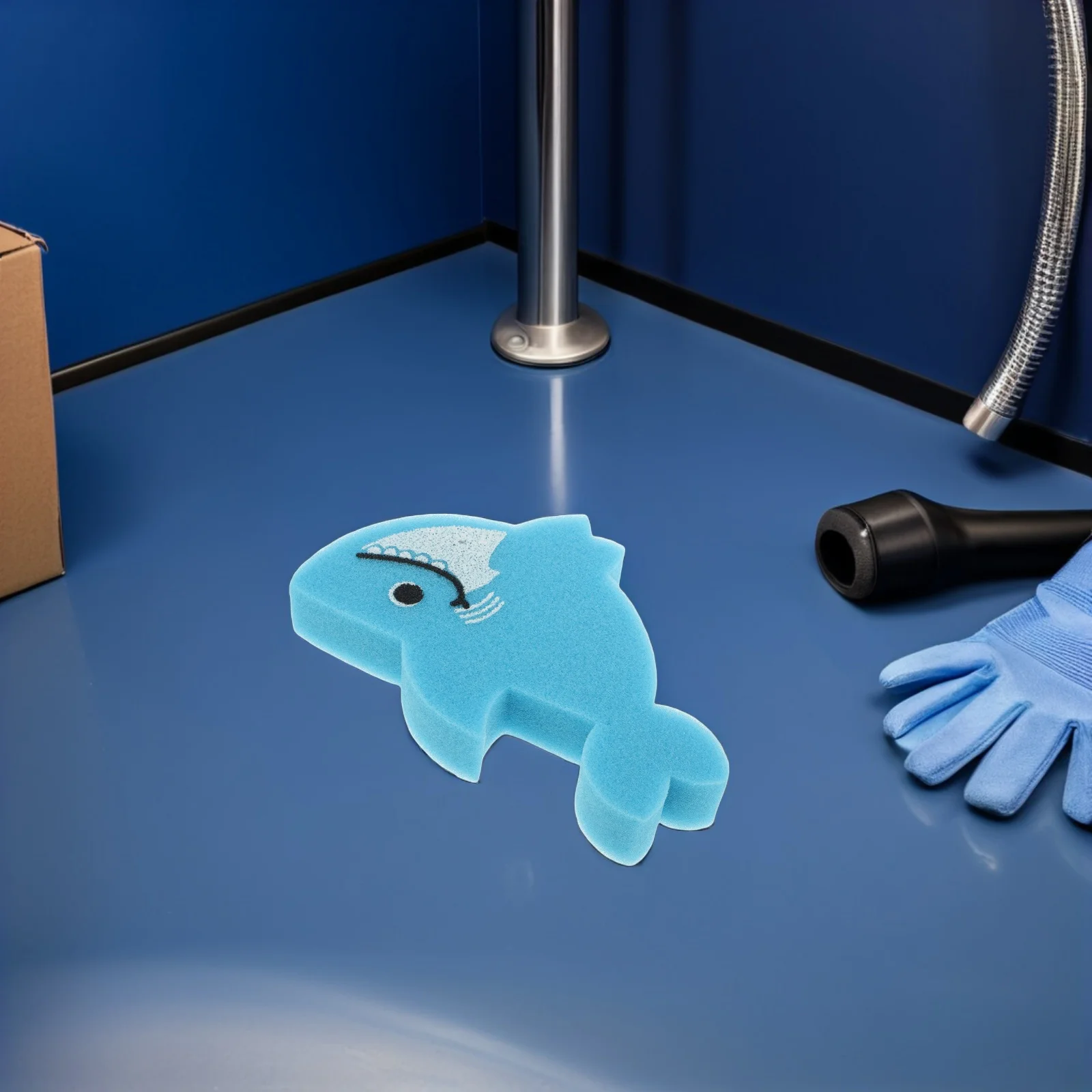 

6pcs Creative Shower Loofah Shape Soft Infant Gentle Cleansing Kids Bath Sponge Kids Sponge Set Ocean Animal Bath