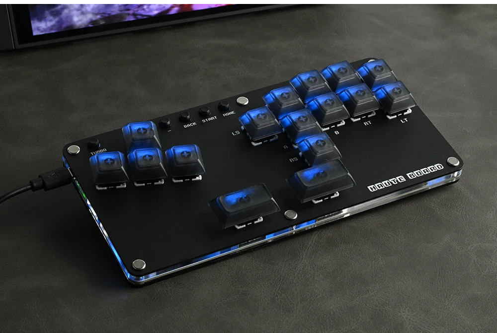 Haute42 Fightstick Hitbox Leverless Controller Mini Stickless Arcade Stick For PC /Ps3/ Ps4 /Switch Arcade Hitbox Controller