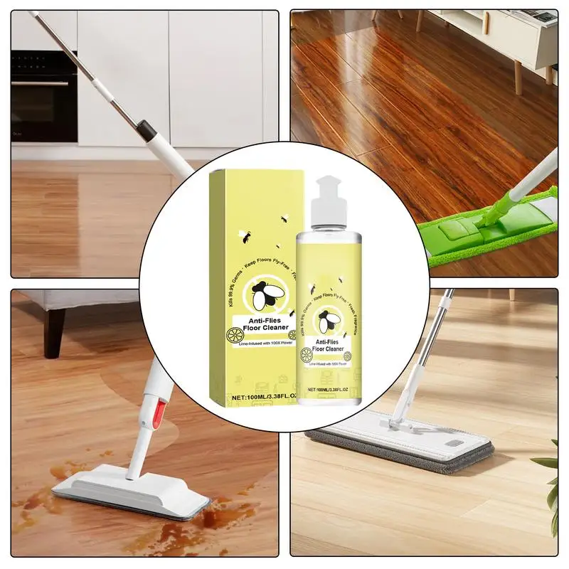 Wood Floor Cleaner Powerful Floor Cleaning Liquid Anti-fly Floor Cleaner Restores And Protects Wood Laminate And Tiles Floor