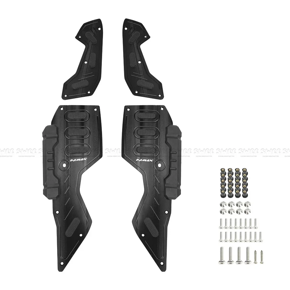 

Modified Footrest Step Footboard Footpads Pedal Plate Foot Pegs For YAMAHA NMAX155 20-24 Aluminium Alloy Motorcycle Accessories