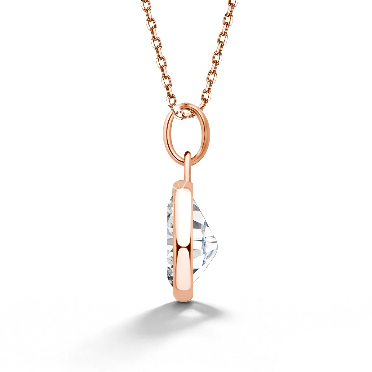 

Ожерелье Szjinao с муассанитом грушевидной огранки 1 карат для женщин, серебро 925 пробы, подвеска с лабораторным бриллиантом, цепочка, ювелирное украшение, подарок на годовщину