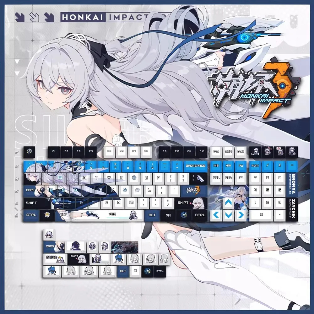 Varmilo Customization Honkai Impact 3 Elysia Wireless Mechanical Keyboard RGB backlight