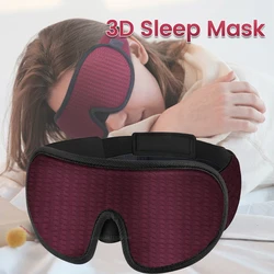 Eye Mask For Sleeping 3D Sleep Mask Blindfold Sleeping Aid Zero Eye Pressure Eyeshade 99% Blockout Light Eye Cover Slaapmasker