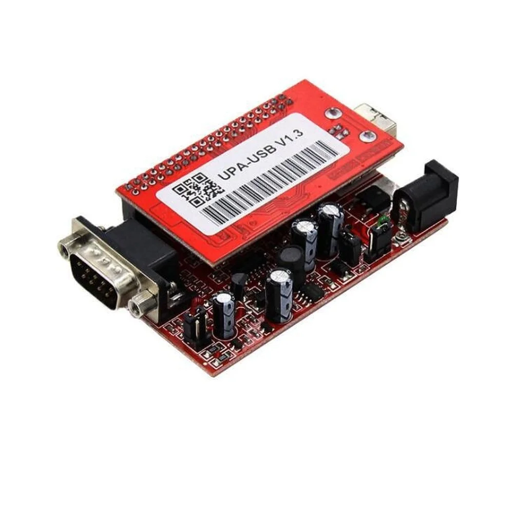 1 комплект программатора UPA USB V1.3 для чип-тюнинга ЭБУ, инструмент для автодиагностики с разъемами ZIF на 40 и 14 контактов для HC05, HC08, HC12, HCS12.