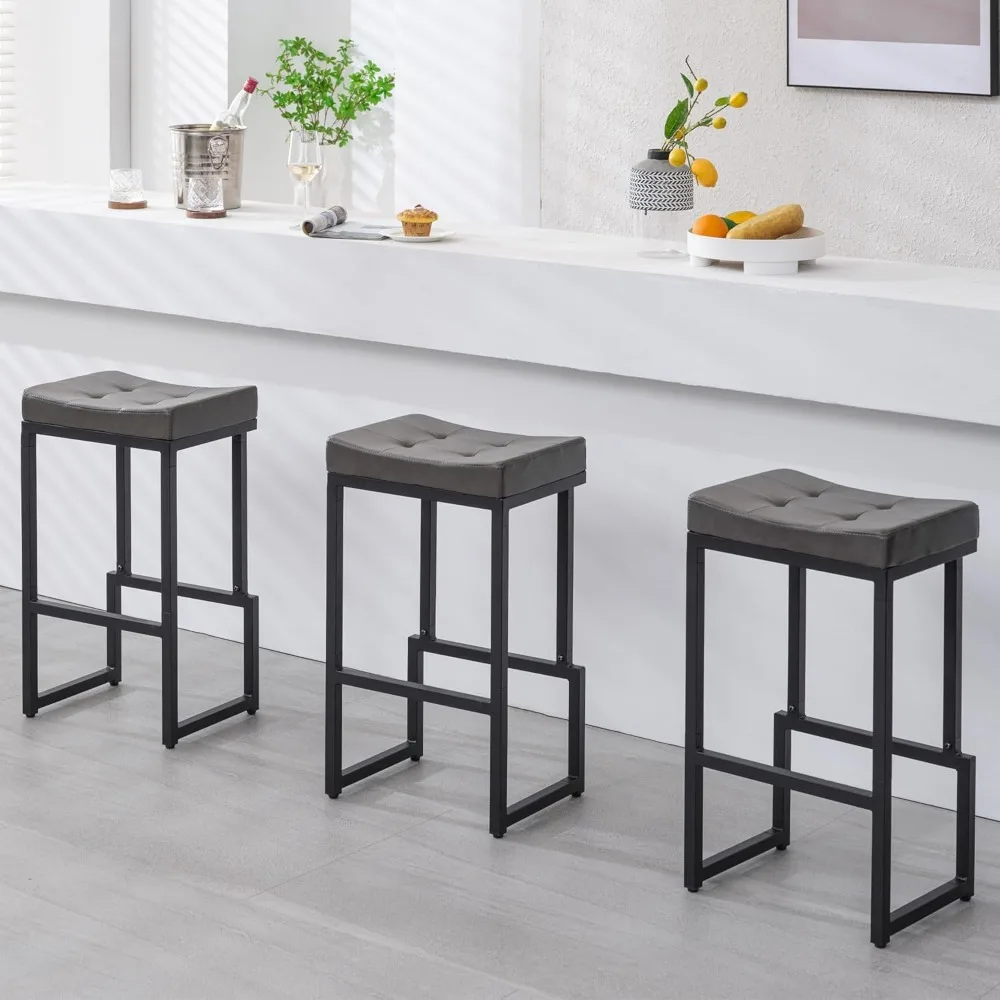 Bar Stools Set of 3, 28