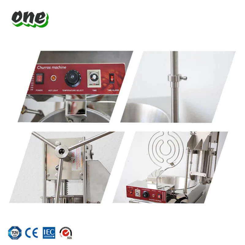 

Snack Shop 30L Electric Churros Making Machine Commercial Spain Churro Filler Maker