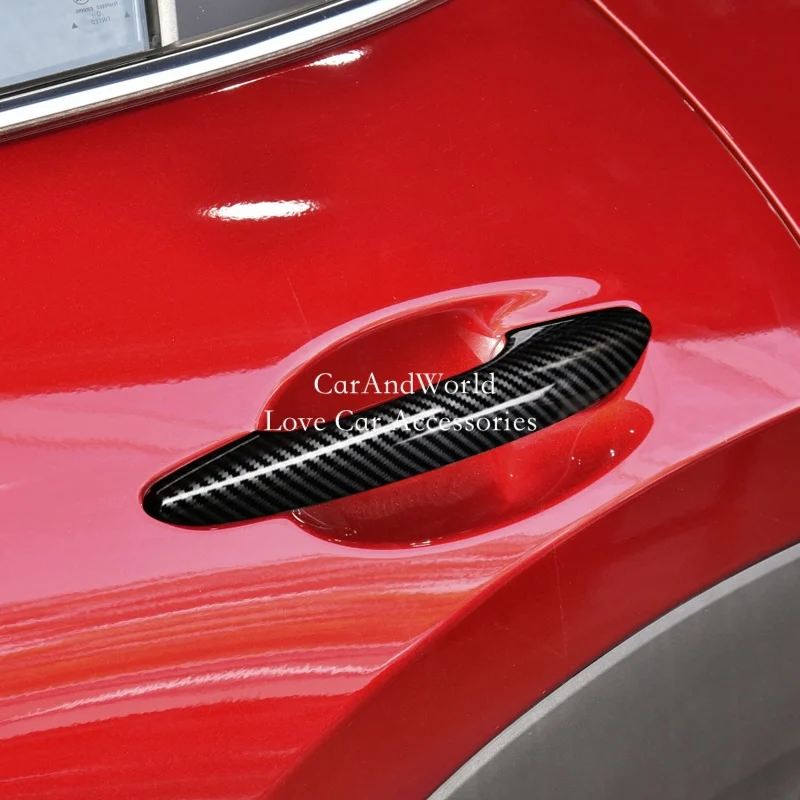 الجسم مقبض الباب السلطانية غطاء إطاري الزخارف ABS كروم الخارجي اكسسوارات السيارات لمازدا CX-30 CX30 CX-50 CX50 2021 2022-2025