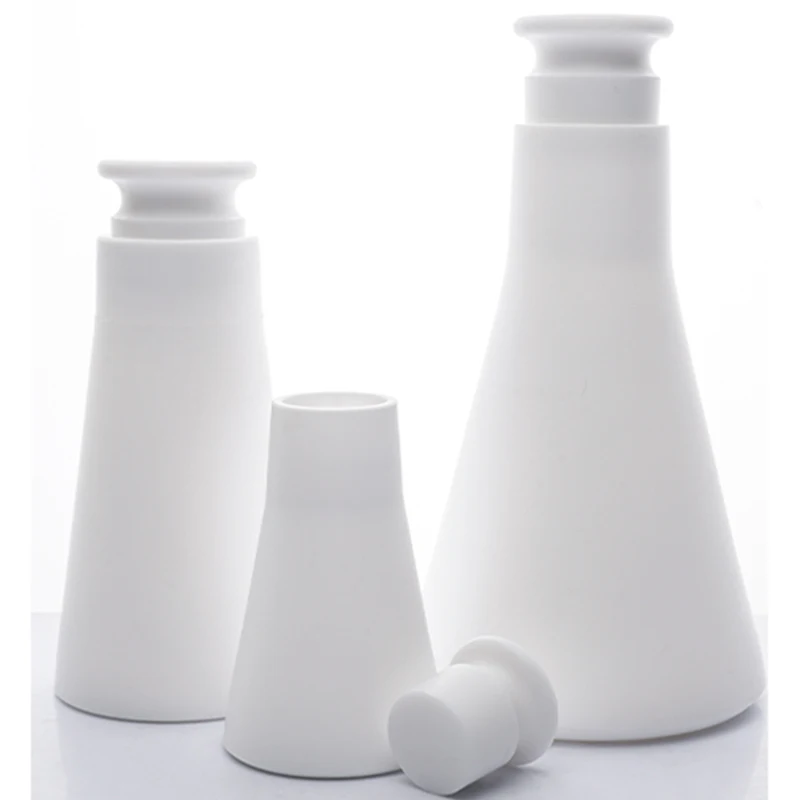 폴리테트라플루오로에틸렌 삼각 플라스크(마개 포함) 원추형 플라스크 50 100 250 500 1000ml 뚜껑 포함 삼각 플라스크 F4