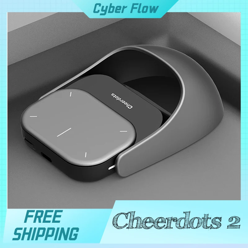 CheerTok Cheerdots 2 Wireless Touchpad AI Recording ChatGPT Enabled Mouse All-in-one Pocket AirMouse Presenter Smart Phone Remo