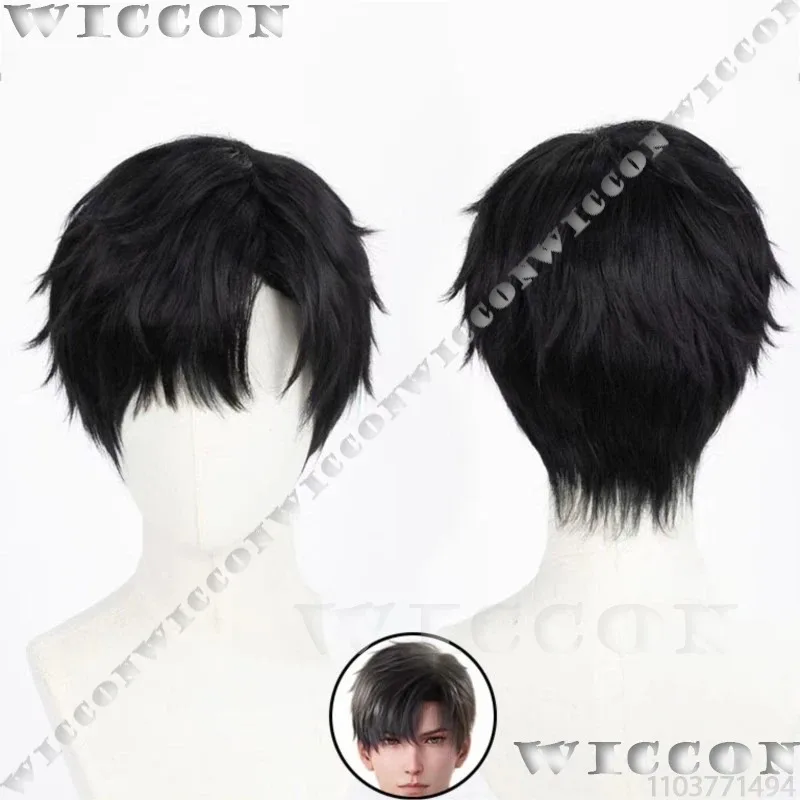 Zayne Lishen Game Love and Deepspace أزياء تنكرية دعامة شعر مستعار معطف أسود سترة سترة Li Shen للرجال مخصصة للهالوين ؛ 3,k8