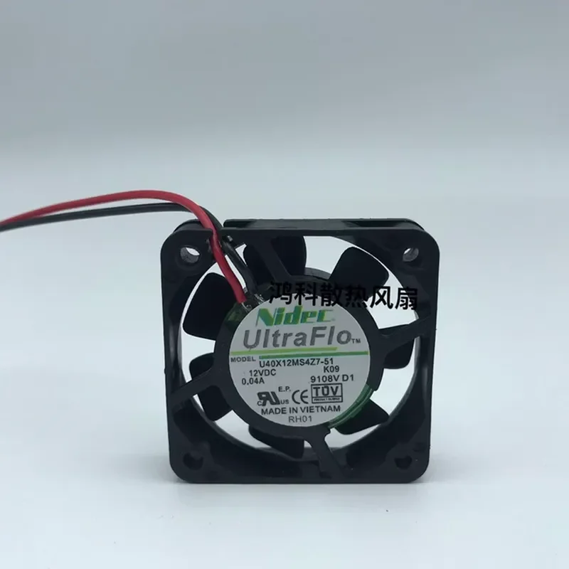 for Nidec 4cm 4010 12V 0.04A Genuine Japanese CPU Cooling Fan for Computer Motherboard North South Bridge Multi-platform