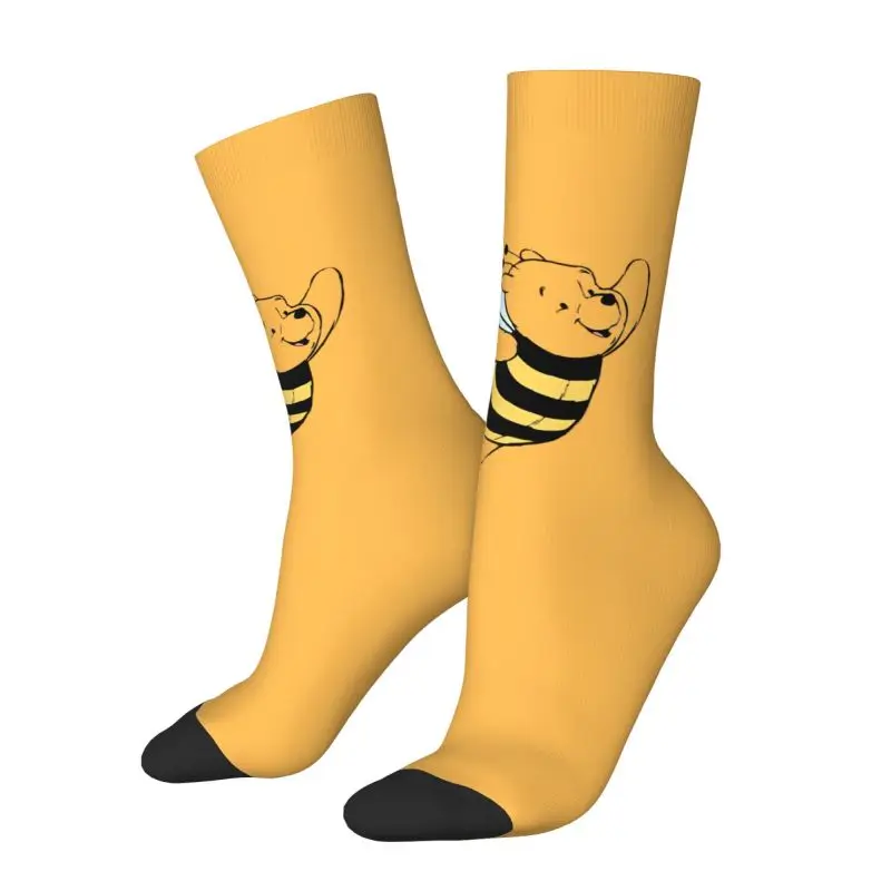 

Custom Novelty Printing Winnie The Pooh Socks for Men Women Stretchy Summer Autumn Winter Crew Socks