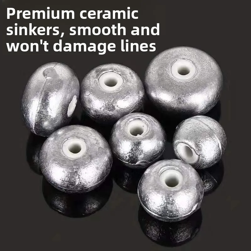 

Грузила Cerc для морских удилищ, для дальнего заброса, ветрозащитные, с полым дизайном, свинцовые грузила для ловли карпа