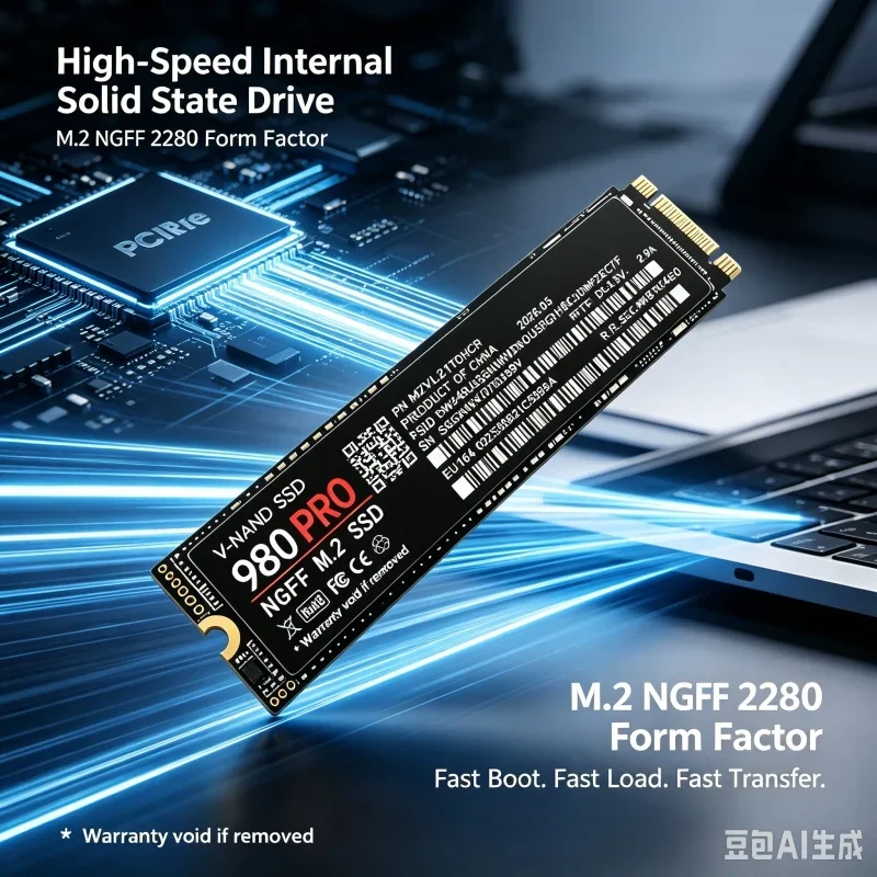 980 PRO M.2 2280 NGFF PCIe 4.0 SSD Up to 7200MB/s Internal Solid State Drive 500GB-4TB For PS5 Laptop Desktop Gaming PC Storage