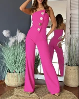 Elegant Jumpsuit for Women Dressy Sexy Off Shoulder Wide Leg Pant Suit One Piece Party Outfits - Image 5