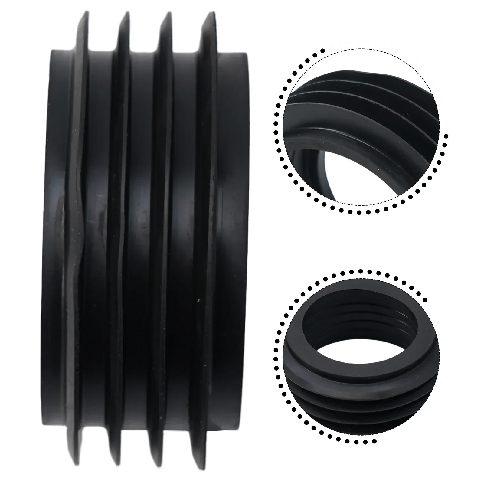 2pc Low Level Flush Pipe For Durable Rubber Cone Seal For 42mm 119.668.00.1 Enhance The Lifespan Of Your Plumbing System