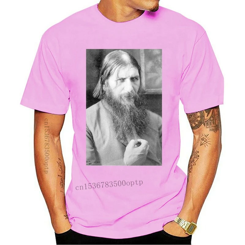 New Brand Clothing Men Printed Fashion Design Rasputin Occult Mystic Slavic Muscle Men Men T Shirts