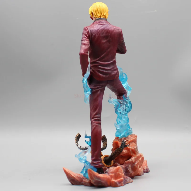 25cm ein Stück Sanji Anime Figuren gk Statue Sanji Figur Sammlung Modell Spielzeug PVC Raum dekoration Ornament Puppe Kinder Geschenk