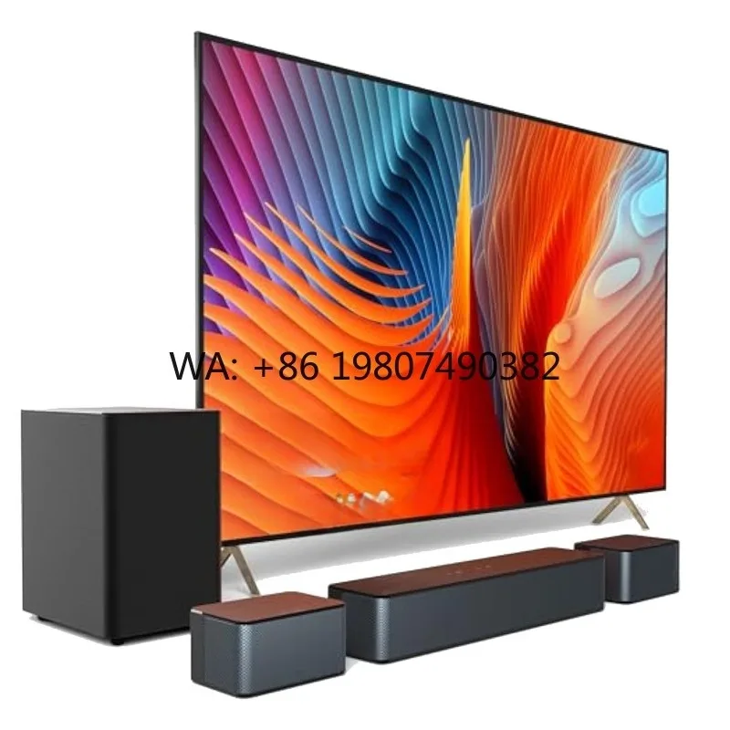 410W Home Theater Soundbar, Dolby Atmos 3D Surround, Wireless Subwoofer, BT Remote Control TV Audio Speaker