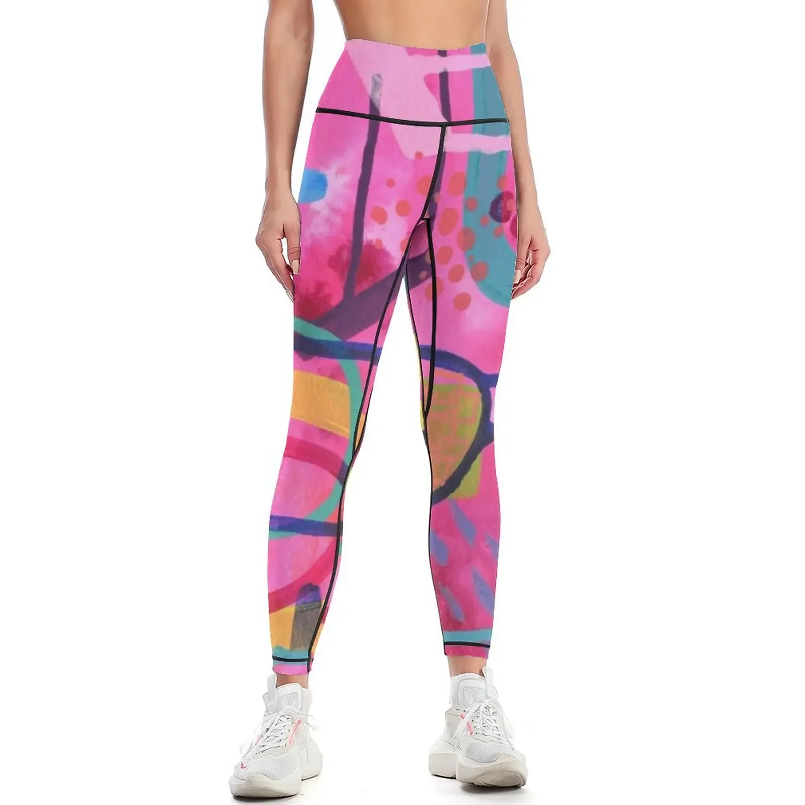 

EmmaJonesArt Vivid Leggings Golf wear legging pants raises butt legging push up Women's tights Womens Leggings