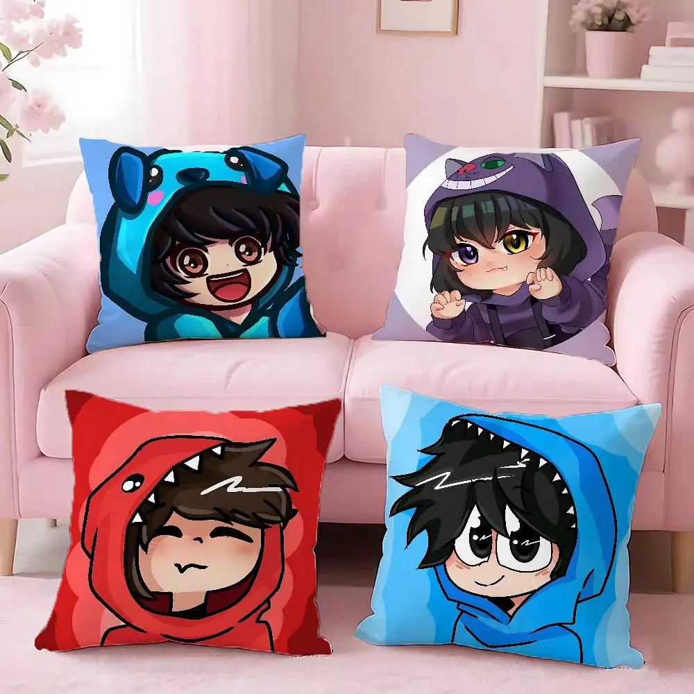 Cute O-Omz C-Crew Pillow Case Print Polyester Fiber 40X40 cm Home Sofa Throw Cushion Cover Decoration